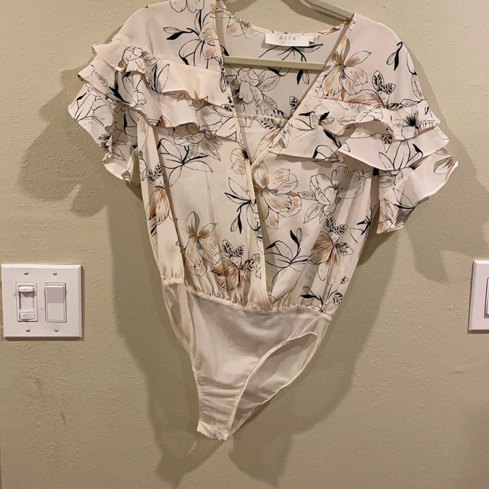 ASTR floral bodysuit